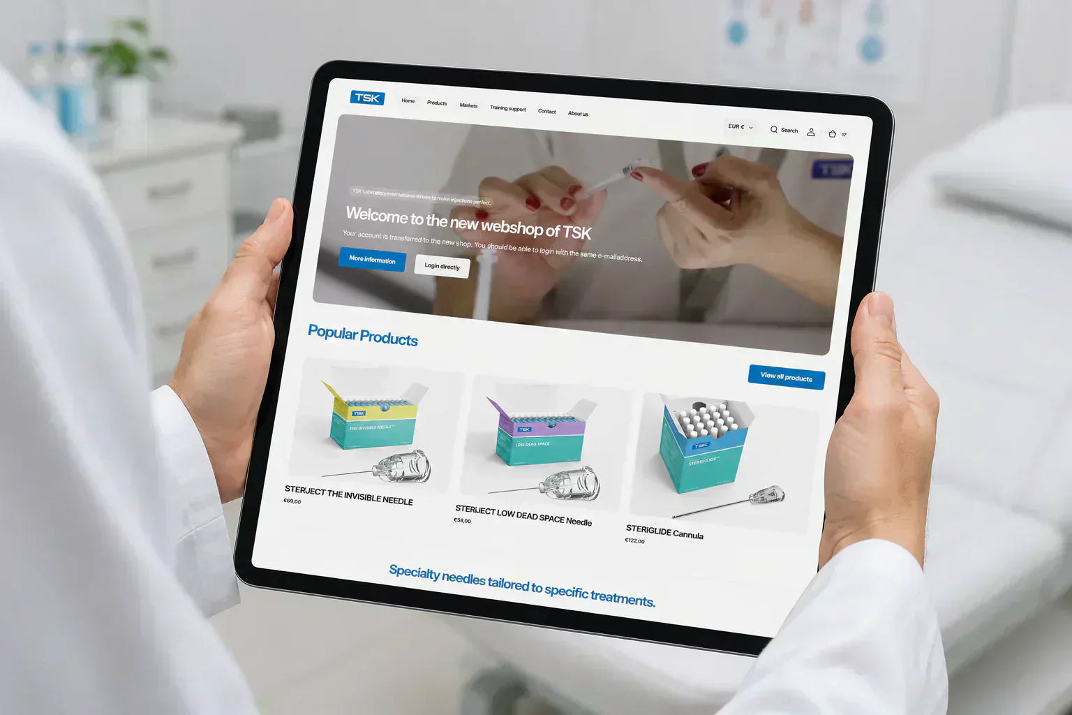 Welcome to the New TSK Laboratory Online Experience